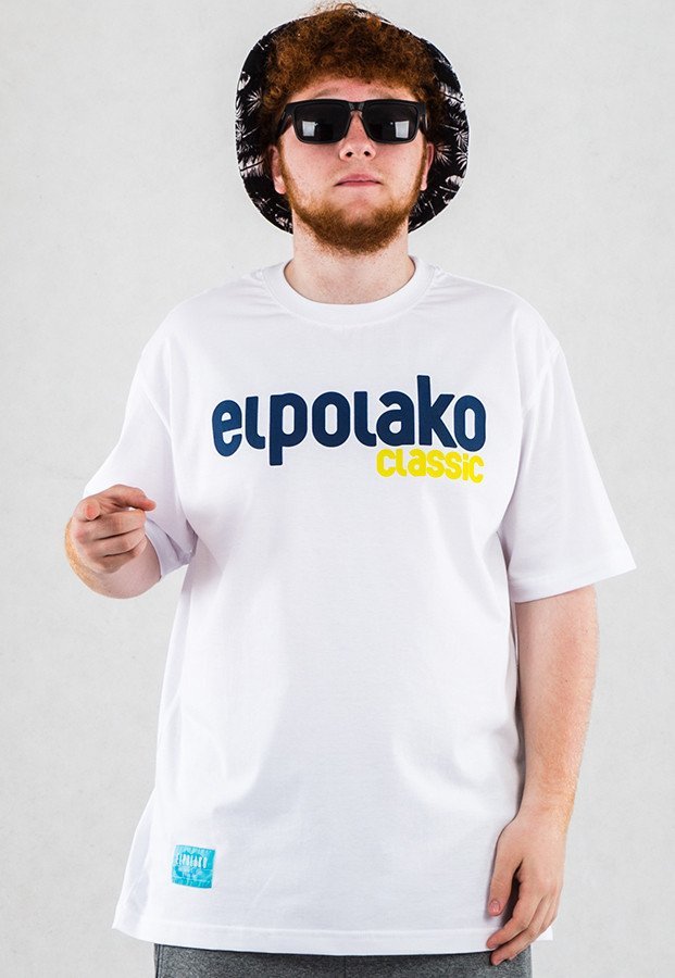 T-shirt El Polako Classic biały