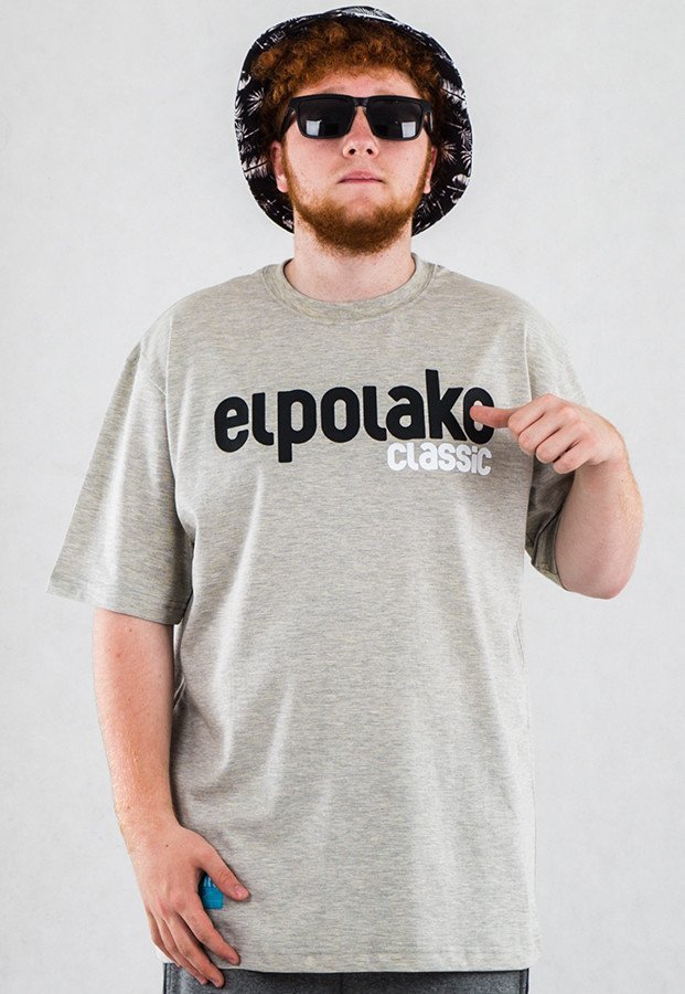 T-shirt El Polako Classic szary