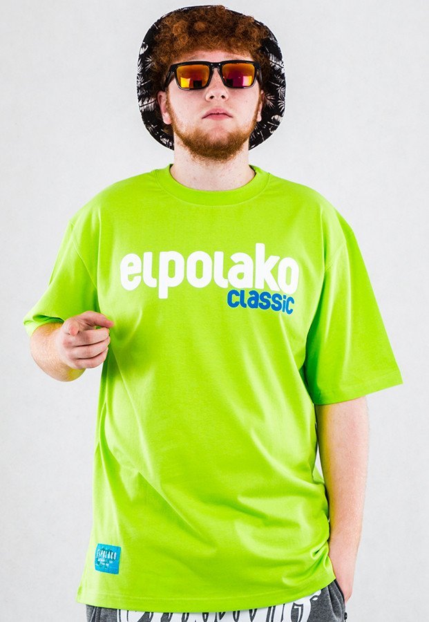 T-shirt El Polako Classic zielony