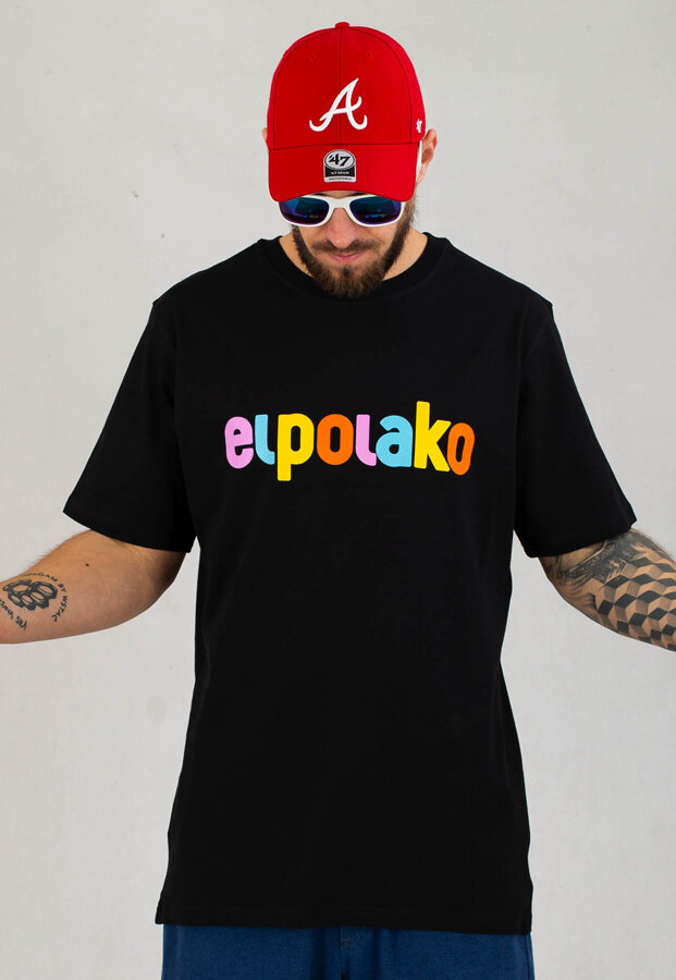 T-shirt El Polako Colors czarny