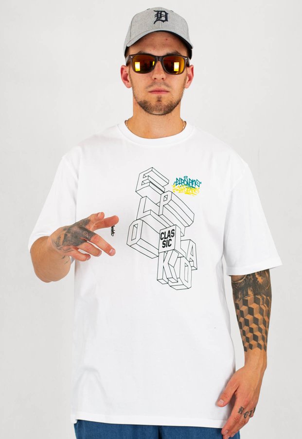 T-shirt El Polako Elpo 3D biały