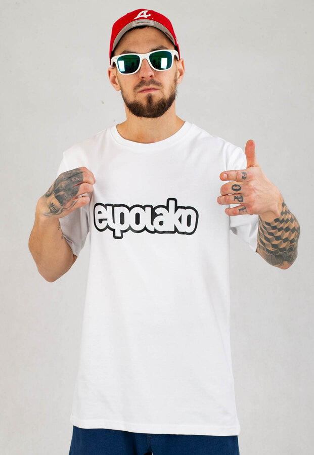 T-shirt El Polako Elpo HD biały