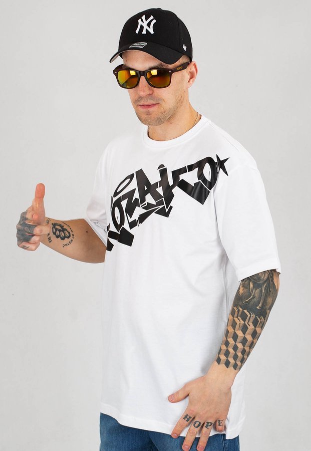T-shirt El Polako Graffiti biały + Płyta Gratis