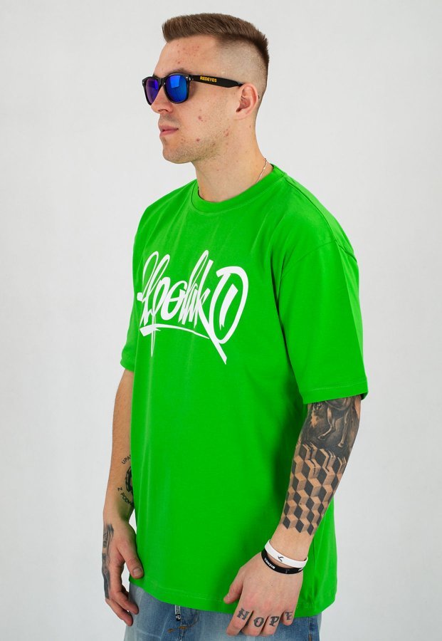 T-shirt El Polako Handmade zielony