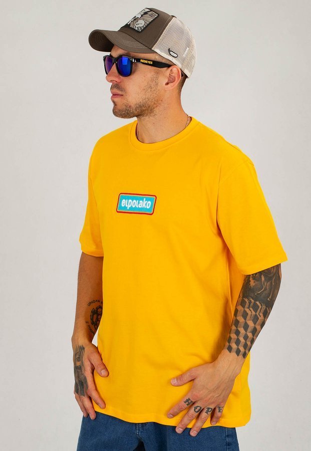 T-shirt El Polako Mini Ep żółty