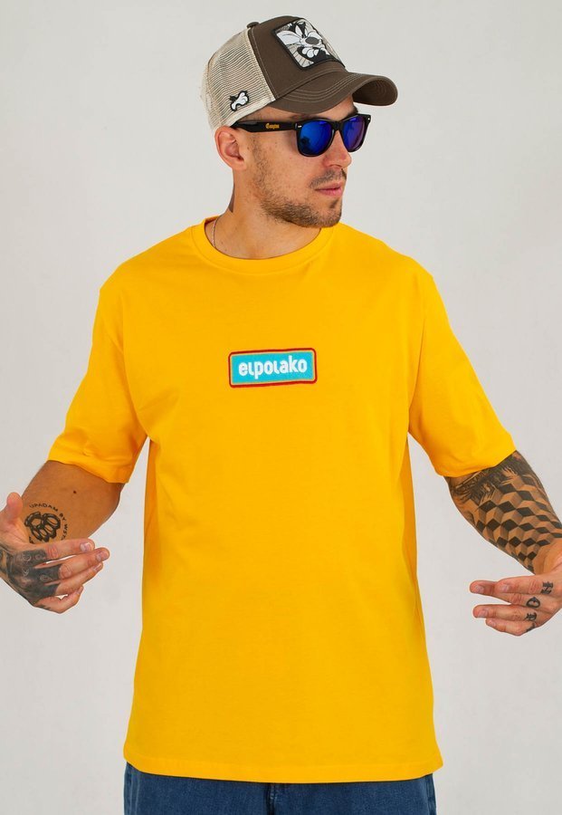 T-shirt El Polako Mini Ep żółty