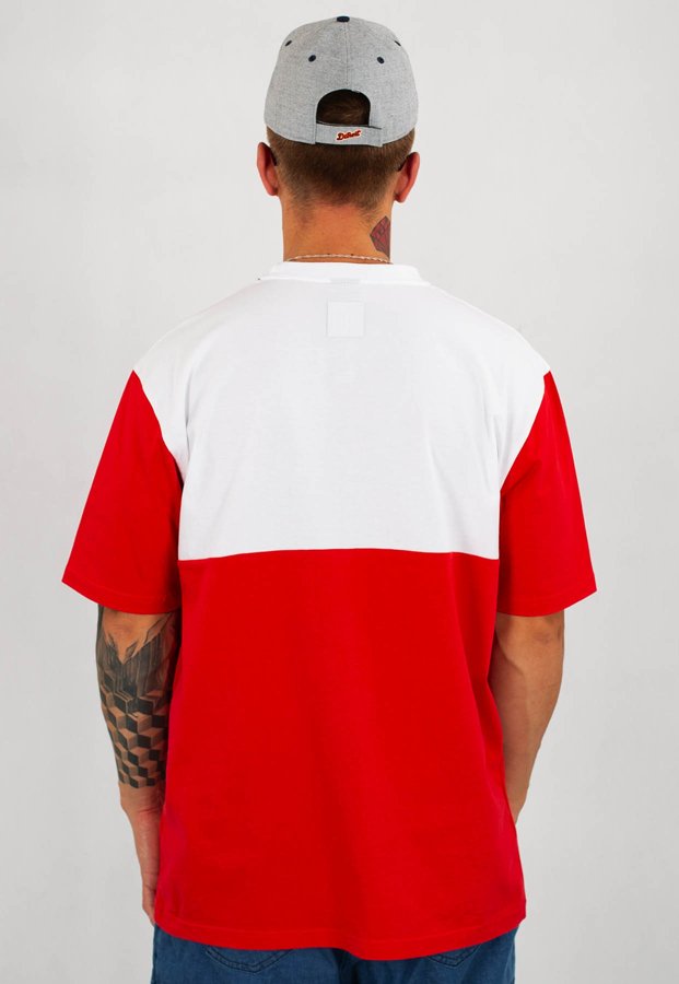 T-shirt El Polako Plate czerwony