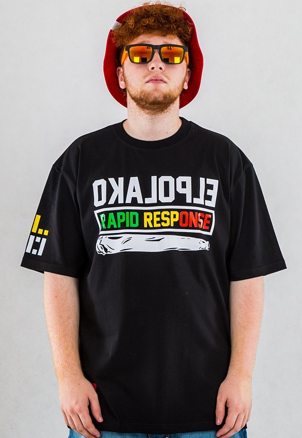 T-shirt El Polako Rapid Response czarny
