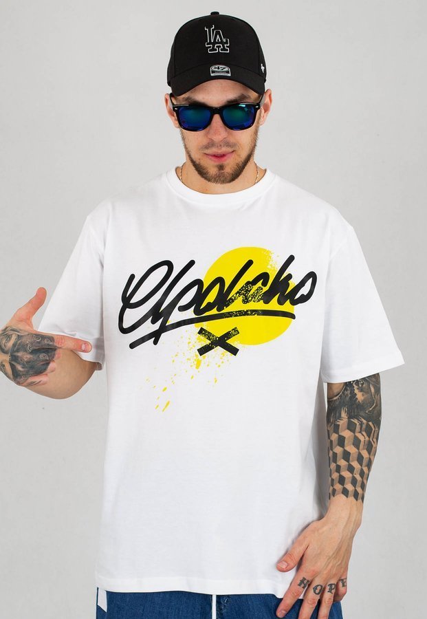 T-shirt El Polako Splash biały + Płyta Gratis