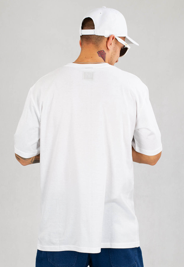 T-shirt El Polako Stripe biały