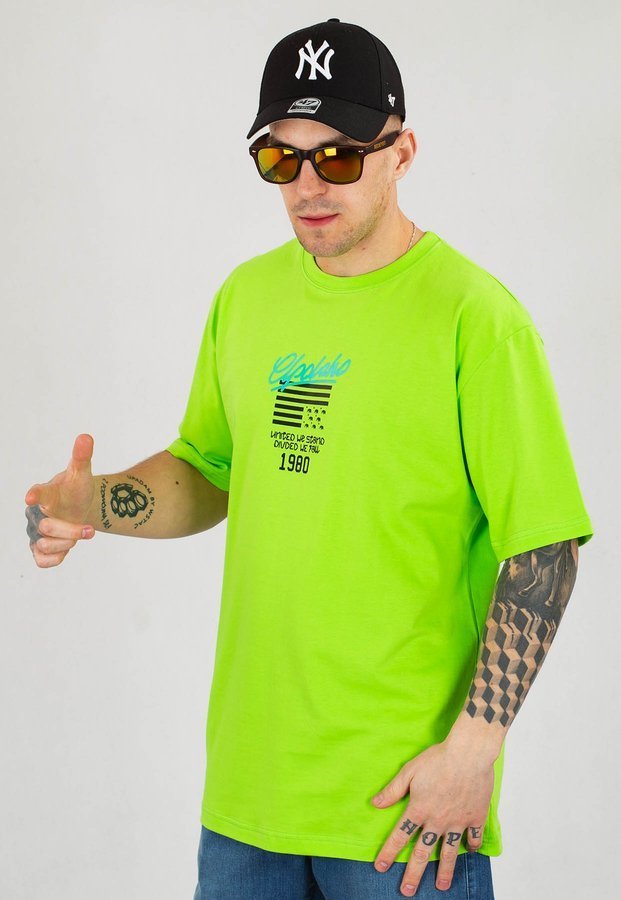 T-shirt El Polako UWSDWF limonkowy + Płyta Gratis