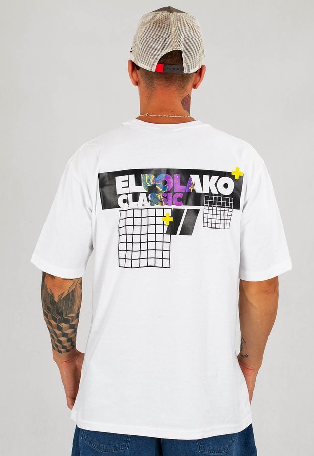 T-shirt El Polako Vinyl biały + Płyta Gratis