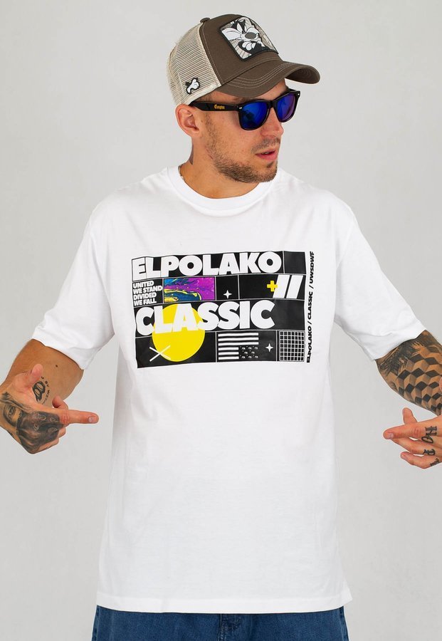 T-shirt El Polako Vinyl biały + Płyta Gratis