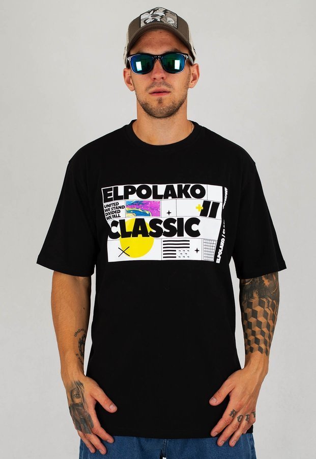 T-shirt El Polako Vinyl czarny + Płyta Gratis