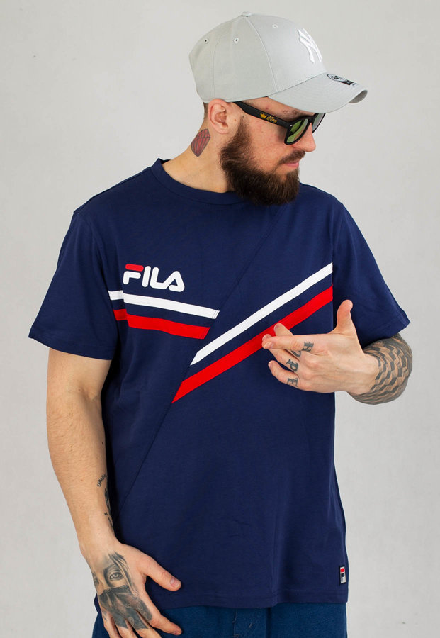 T-shirt Fila Znaim Tee FAM0089 niebieski