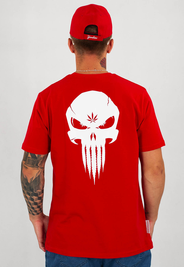 T-shirt Ganja Mafia Cannabisher Decade czerwony