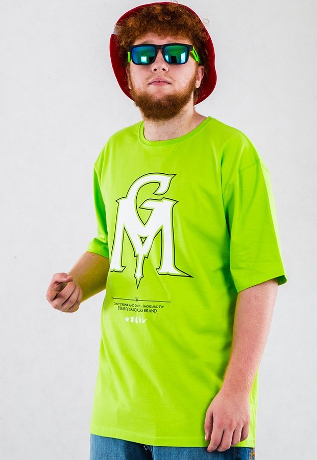 T-shirt Ganja Mafia GM Color zielony