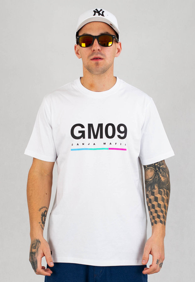 T-shirt Ganja Mafia GM09 VHS biały