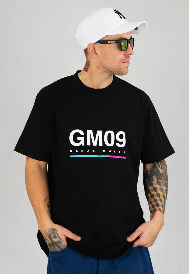 T-shirt Ganja Mafia GM09 VHS czarny