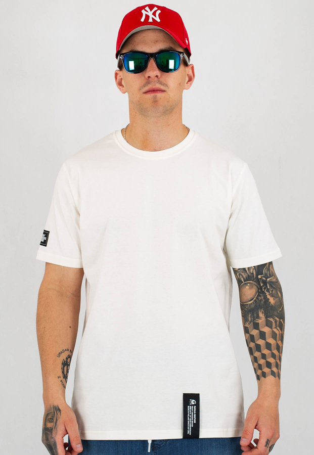 T-shirt Ganja Mafia GMR biały