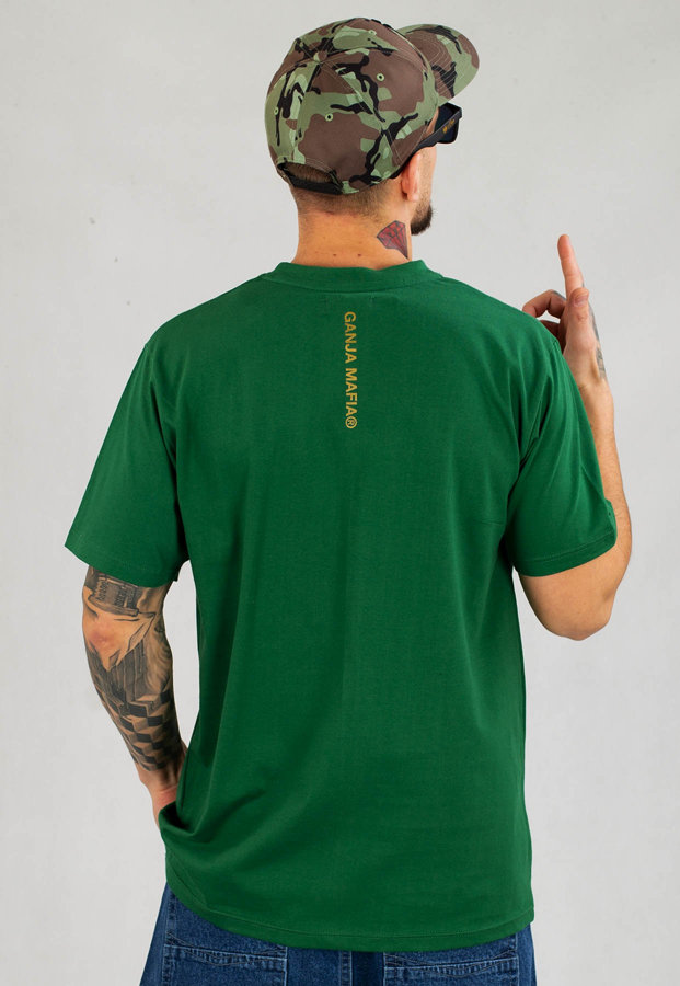 T-shirt Ganja Mafia Ganja-M zielony
