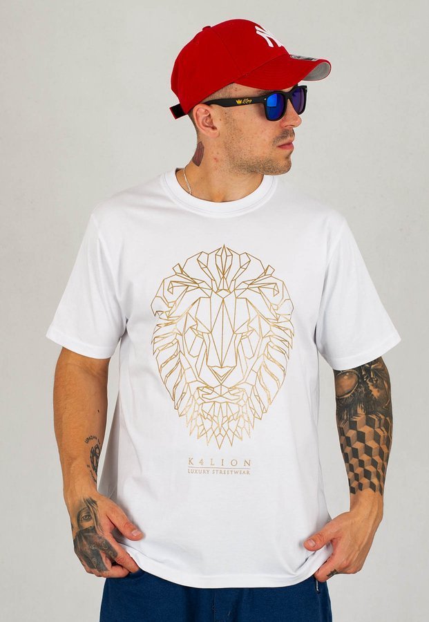 T-shirt Ganja Mafia Kalion Geometric biały