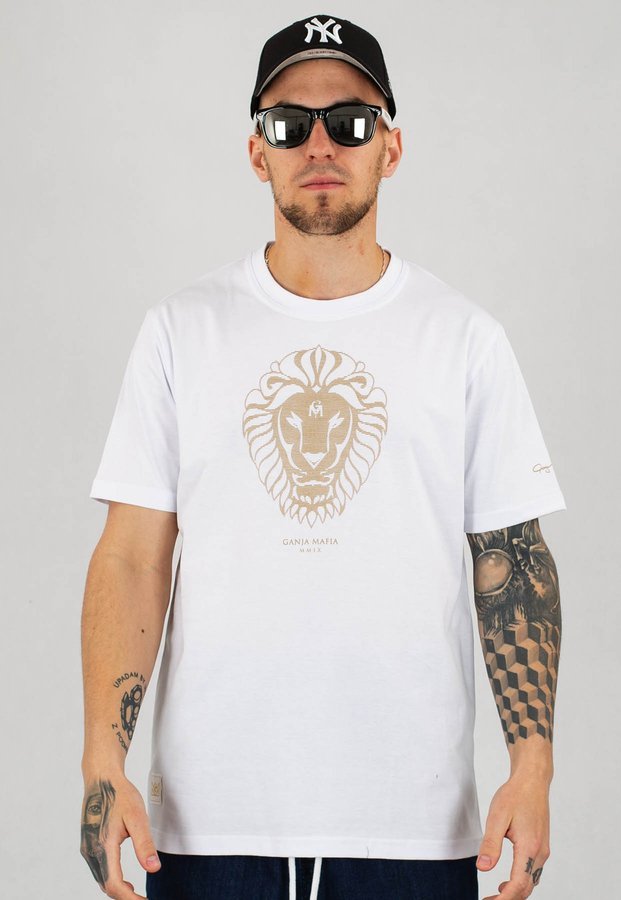 T-shirt Ganja Mafia Kalion Stripe biały