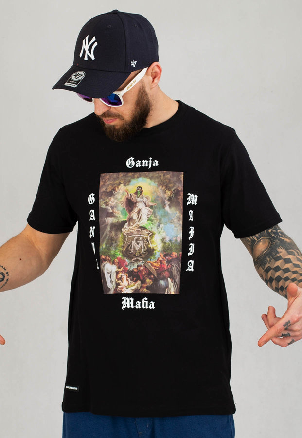 T-shirt Ganja Mafia Oversize 1st Art. czarny