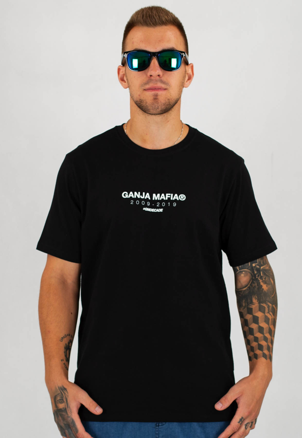 T-shirt Ganja Mafia XXGM czarny