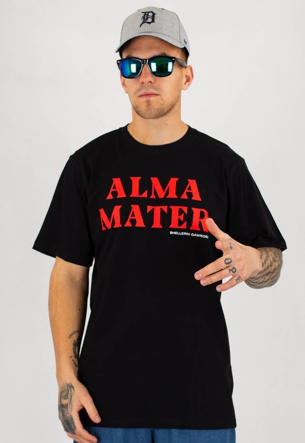 T-shirt Gawrosz Alma Mater czarny