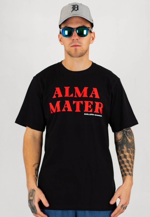 T-shirt Gawrosz Alma Mater czarny