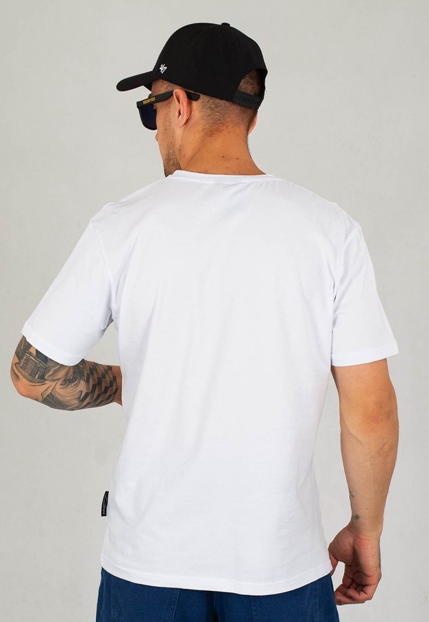 T-shirt Grube Lolo Classic Edition Logo Kecil T-06 biały