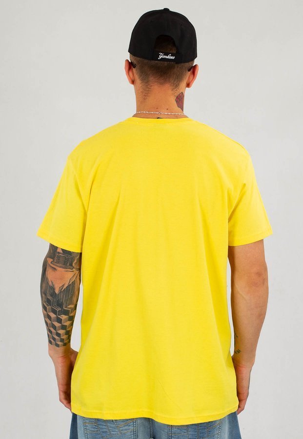 T-shirt Grube Lolo Dymek żółty