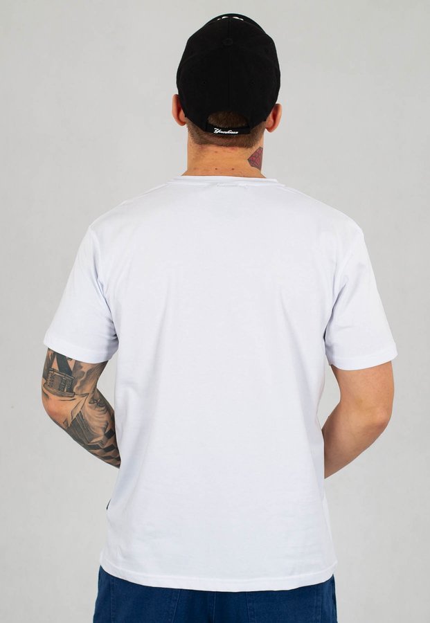 T-shirt Grube Lolo Lines biały