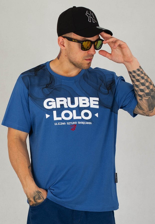 T-shirt Grube Lolo Stuffers T-64 ciemno niebieski