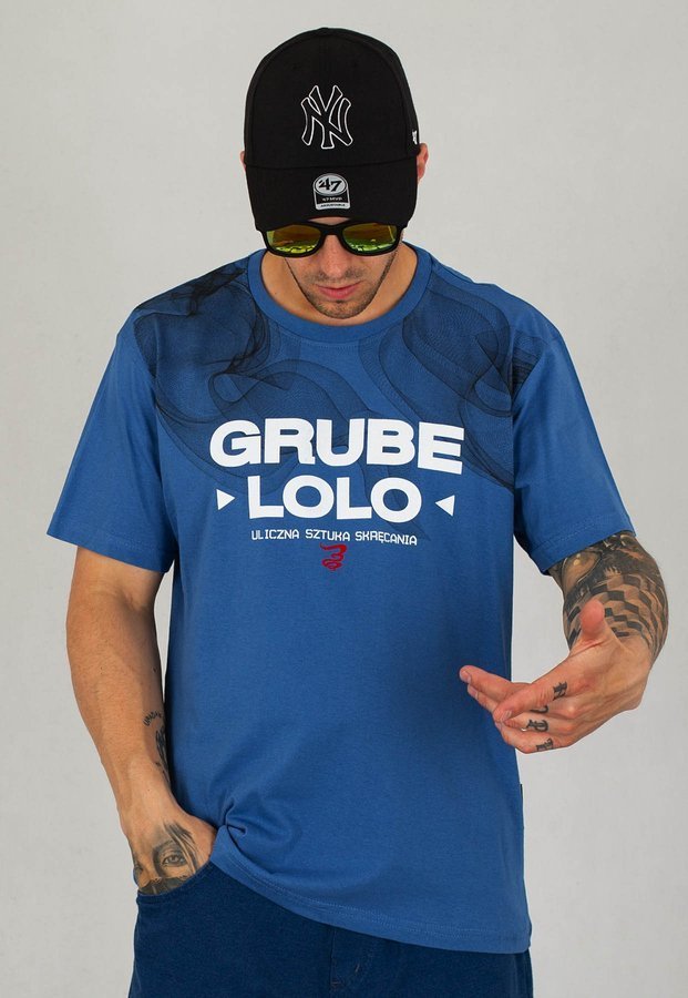 T-shirt Grube Lolo Stuffers T-64 ciemno niebieski