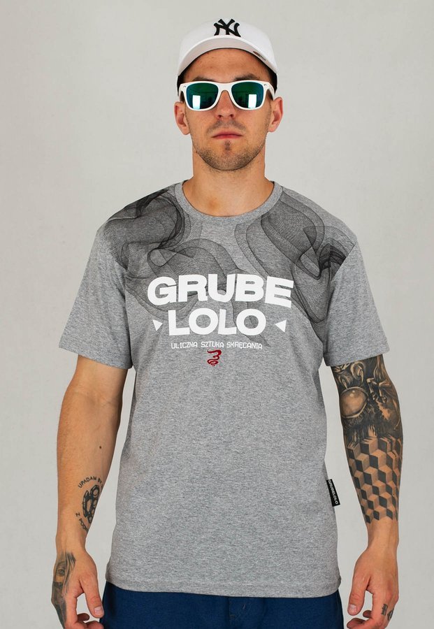 T-shirt Grube Lolo Stuffers T-65 jasno szary