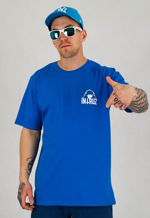 T-shirt Intruz Lokalny Chłopaczek niebieski