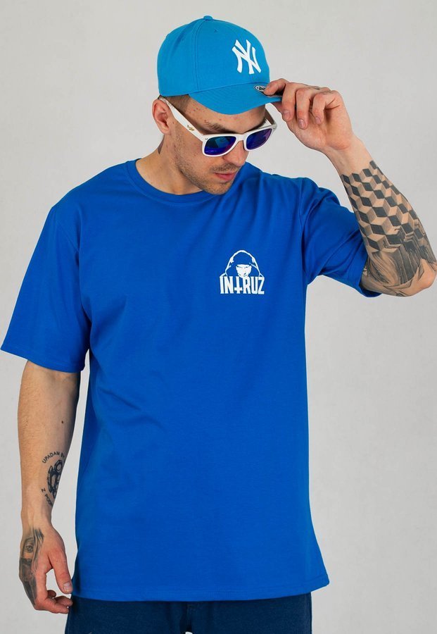 T-shirt Intruz Lokalny Chłopaczek niebieski