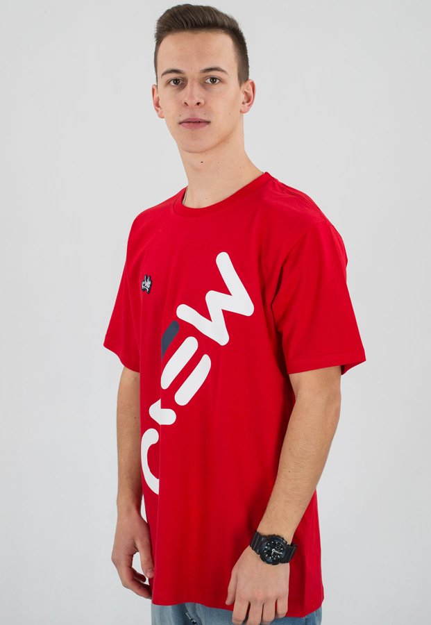 T-shirt JWP Alif Go Big czerwony