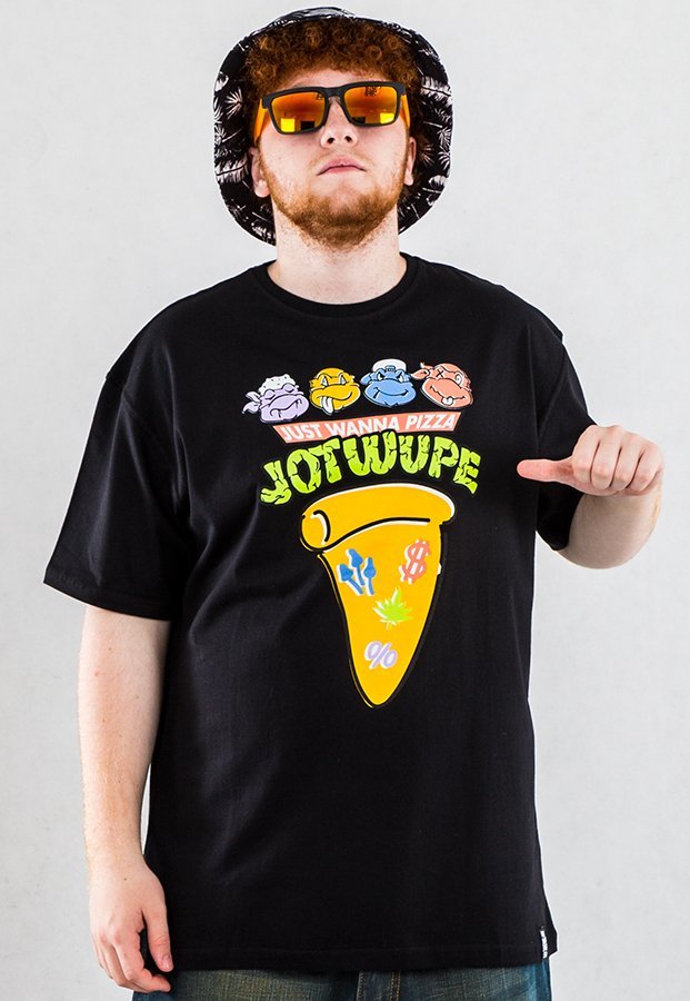 T-shirt JWP Pizza czarny