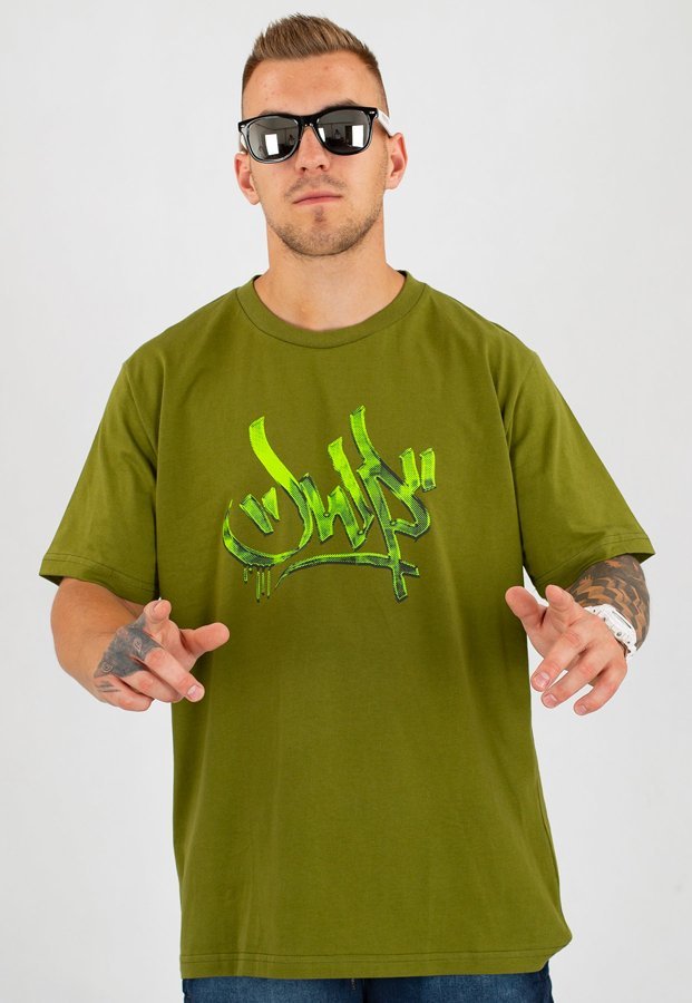 T-shirt JWP Signals zielony
