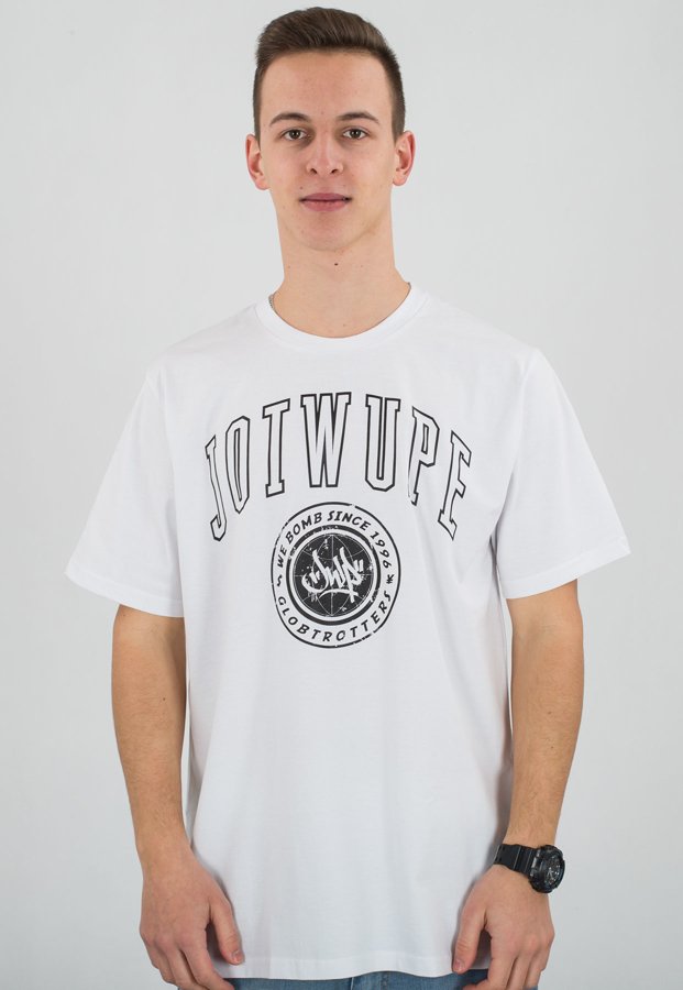 T-shirt JWP Univ biały