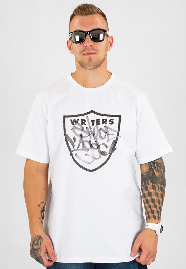 T-shirt JWP Writers biały
