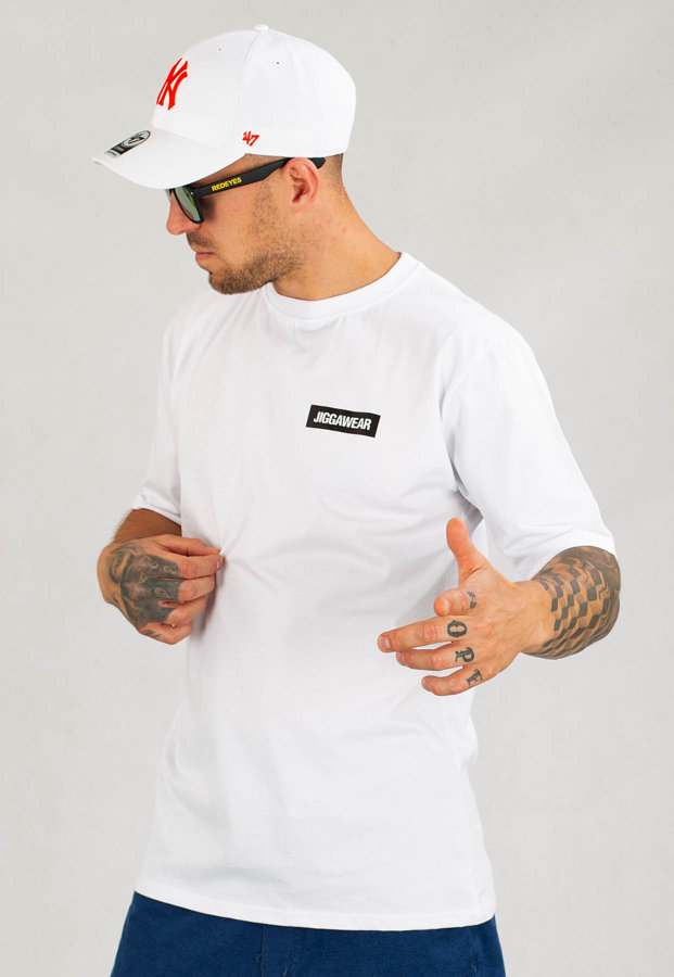 T-shirt Jigga Wear Fame Name biały