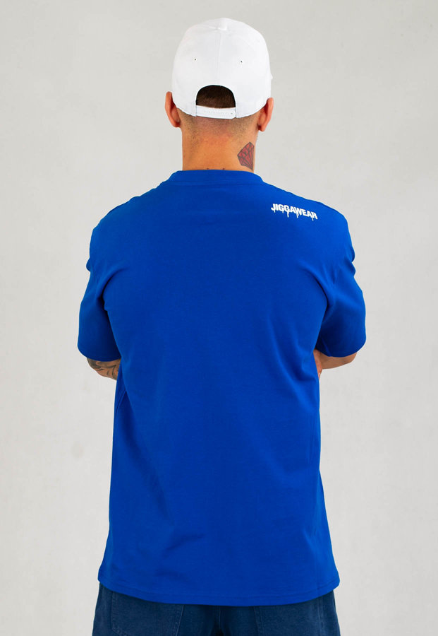 T-shirt Jigga Wear Painted Logo niebieski