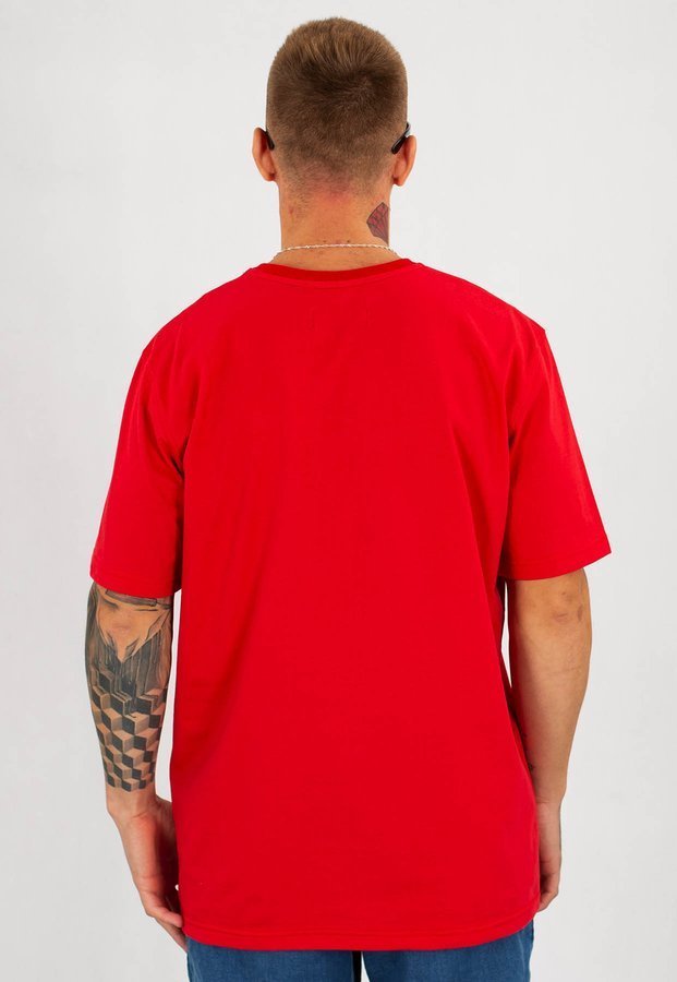 T-shirt Lucky Dice Basic czerwony