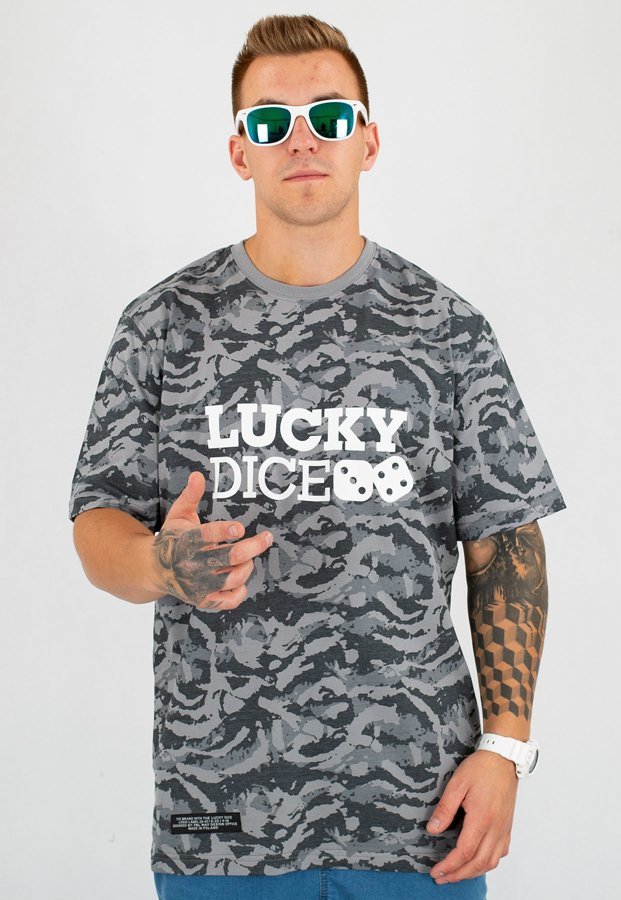 T-shirt Lucky Dice Logo stain