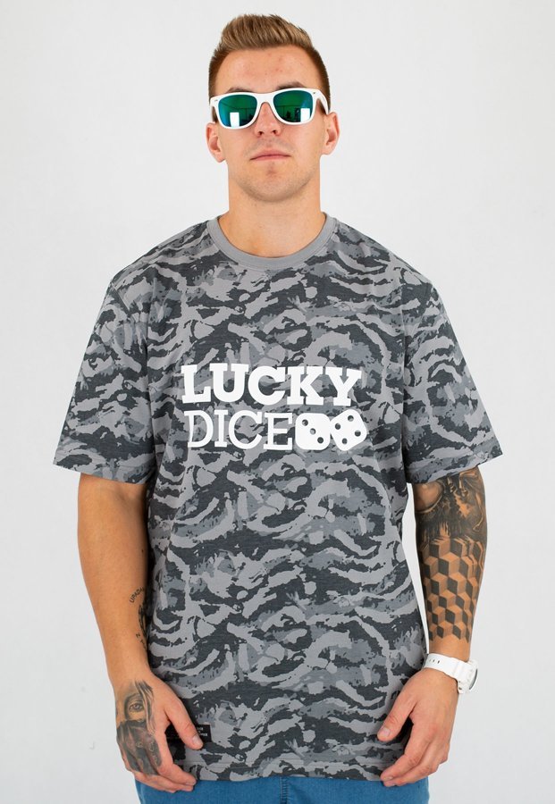 T-shirt Lucky Dice Logo stain