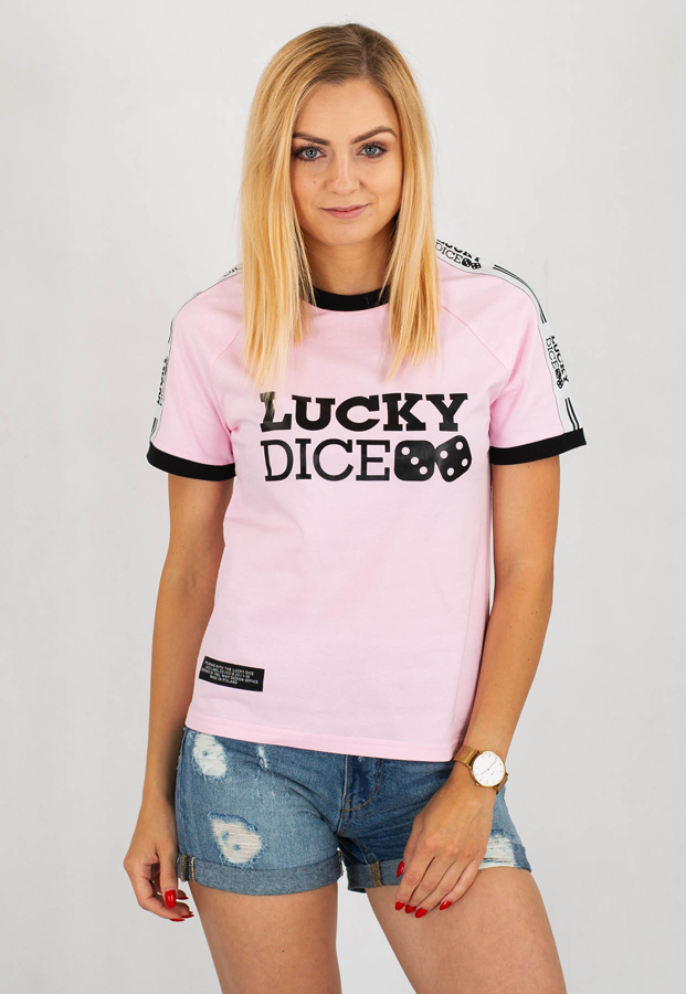 T-shirt Lucky Dice Tape różowy